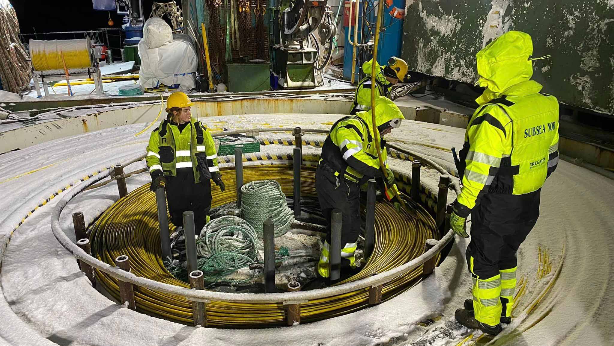 Ansatte Subsea Nor AS i arbeid